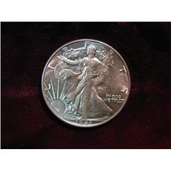 3750. 1943P Walking Liberty Half Dollar. Unc.