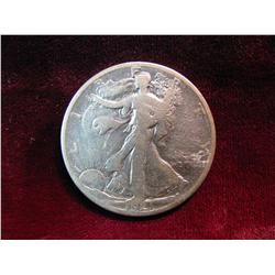 3757. 1921S Walking Liberty Half Dollar. G. Cleaned.