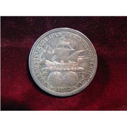 3761. 1892 Columbian Expo. Commemorative Half. Unc. Toned.
