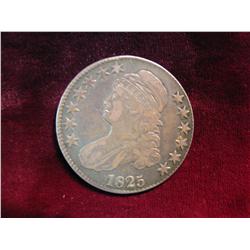 3772. 1825 Capped Bust Half Dollar. EF.
