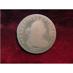 3779. 1807 Draped Bust Quarter. G.