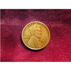 3786. 1911S Lincoln Cent. VF.