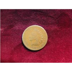 3819. 1874 Indian Head Cent. VF.