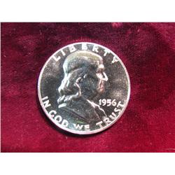 3830. 1956 Franklin Half Dollar. Proof.