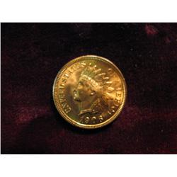 3844. 1906 Indian Head Cent. Full Red BU.