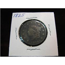 3846. 1825 US Large Cent. VG.