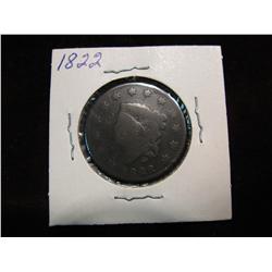 3848. 1822 US Large Cent. G.