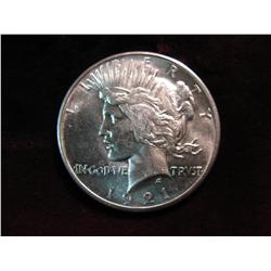 3853. 1921 Peace Dollar. BU.