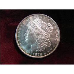 3935. 1878 P 8 tf. VAM 10 Morgan Silver Dollar. BU.