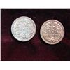 Image 1 : 3975. 1937 & 39 Netherlands .10c Coins. EF 40.