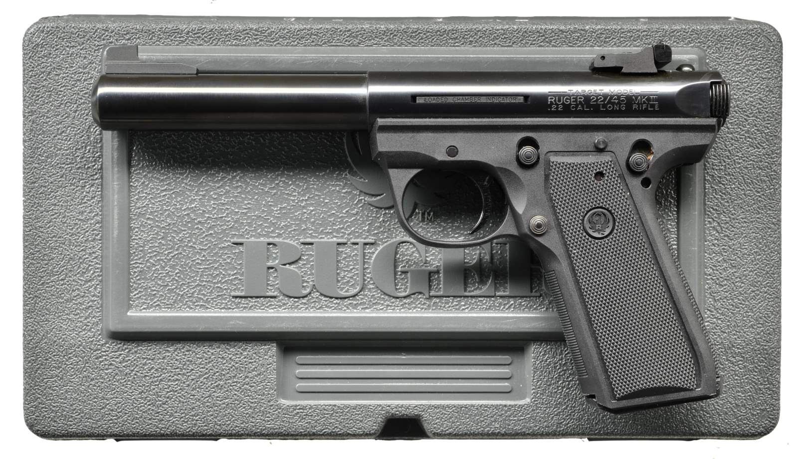 Target Semi RUGER 22/45 MK-III TARGET SEMI-AUTO PISTOL.