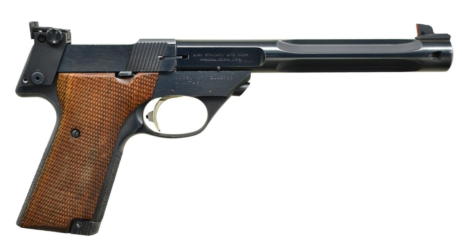 HIGH STANDARD SUPERMATIC TROPHY MODEL 107 MILITARY