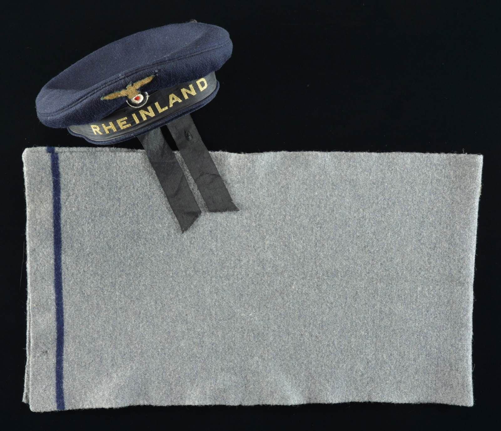 Ship Type Cap ENLISTED NAVAL CAP FOR THE SHIP RHEINLAND & A