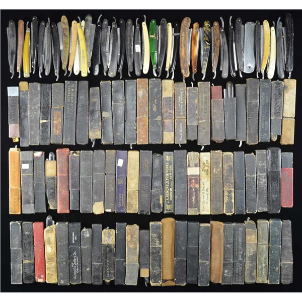 100+ VINTAGE SHAVING RAZORS.