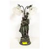 Image 1 : LARGE FIGURAL ROMANTIC STYLE LAMP