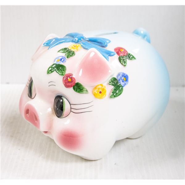 VINTAGE CERAMIC PIGGY BANK