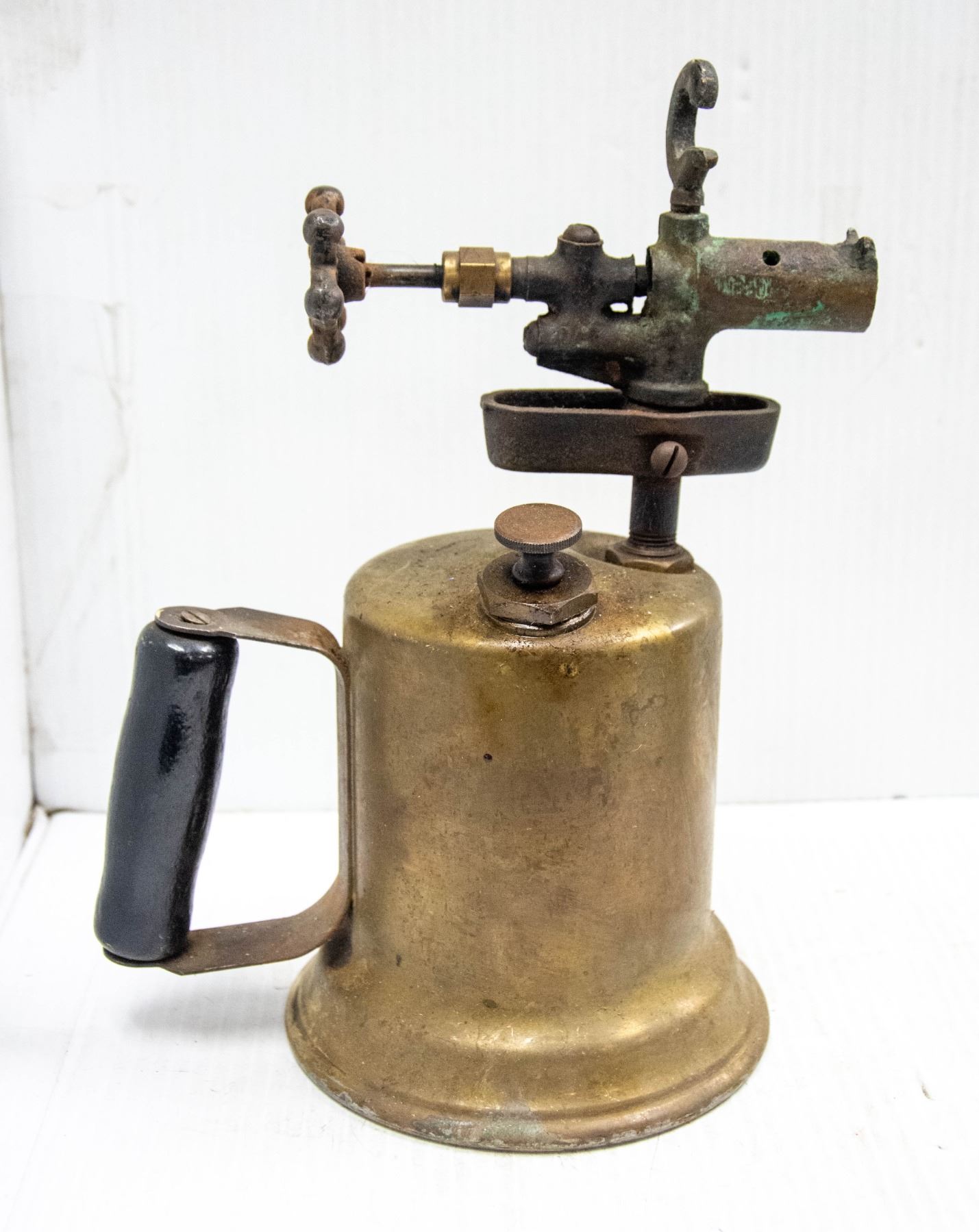 ANTIQUE BRASS TORCH