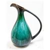 Image 1 : BLUE GLAZED CERAMIC VASE