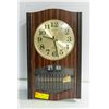 Image 1 : VINTAGE BULOVA WALL MOUNT FLIP CLOCK
