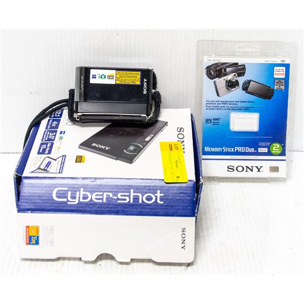 SONY CYBERSHOT T90 CAMERA W BOX