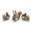 Image 1 : CERAMIC SQUIRREL FAMILY