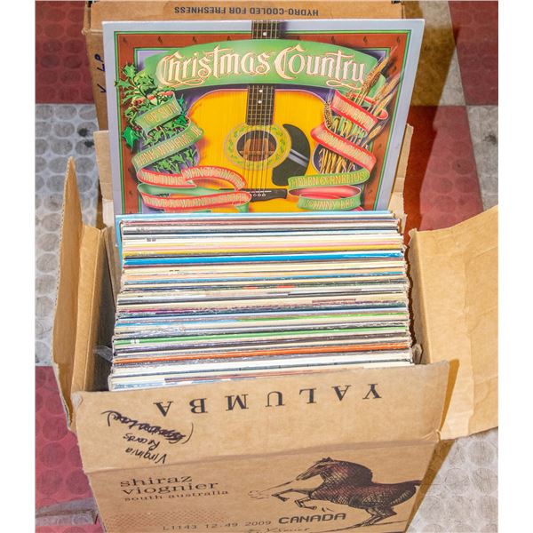 BOX OF ASSORTED LP WESTERN RECORDS