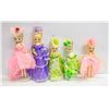 Image 1 : BOX OF  VINTAGE BIG EYE DOLLS