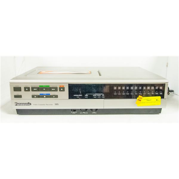 PANASONIC TOP LOAD VHS PLAYER