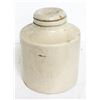 Image 1 : ANTIQUE CROCK W LID