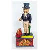 Image 1 : CAST METAL UNCLE SAM PIGGY BANK