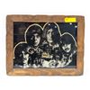 Image 1 : ORIGINAL 1960S BEATLES BLACK W GOLD PAINT PICTURE