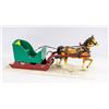 Image 1 : DISPLAY HORSE AND SLEIGH SET