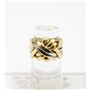 Image 1 : 10K GOLD PUZZLE RING SZ 7