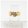 Image 1 : 14K GOLD RING .25 CT DIAMOND SZ 6.75