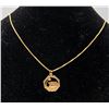 Image 1 : 18K GOLD CHAIN W PENDANT