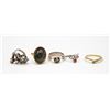 Image 1 : LOT OF 5 ASSORTED RINGS