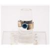 Image 1 : 925 SILVER RING W BLUE STONE SZ 8
