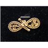 Image 1 : 9K YELLOW GOLD BOW BROOCH