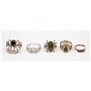 Image 1 : LOT OF 4 FASHION RINGS