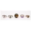 Image 1 : LOT OF 5 ASSORTED RINGS