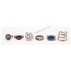 Image 1 : LOT OF 5 ASSORTED RINGS