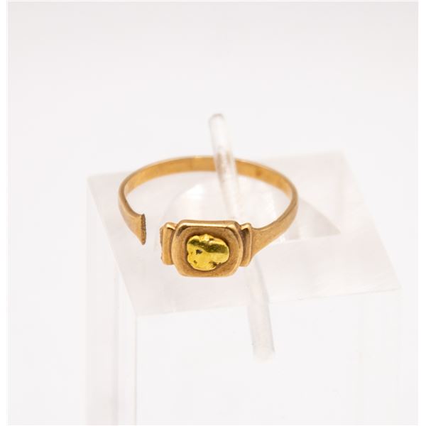 10K GOLD RING CUT - SHANK