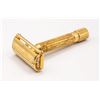 Image 1 : ANTIQUE GOLD PLATED GILLETTE RAZOR