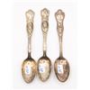 Image 1 : 3 WW1 NAVY LORD FISHER SILVER PLATED SPOONS