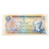 Image 1 : UNCIRC OFFSET 1972 CANADA 5 DOLLAR BILL