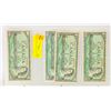 Image 1 : LOT OF 4 1954 CANADA 1 DOLLAR BILLS