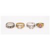 Image 1 : LOT OF 4 ASSORTED RINGS