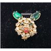 Image 1 : VINTAGE RHINESTONE BUNNY BROOCH