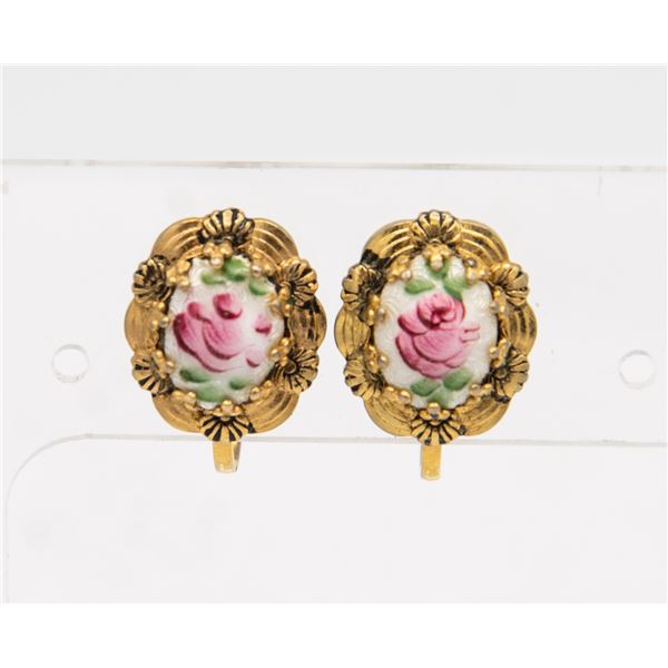 VINTAGE COSTUME JEWELRY EARRINGS