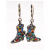 Image 1 : COWBOY BOOT EARRINGS